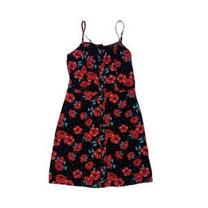 NWT Black Floral Mini Dress
